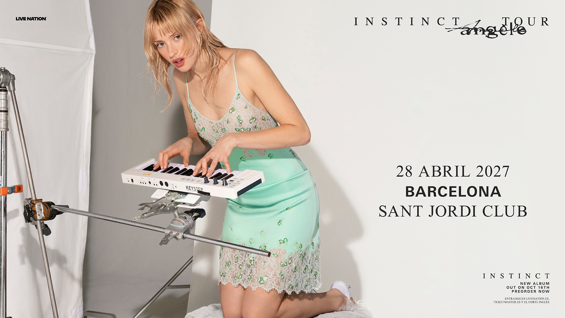 Angele anuncia concierto en Barcelona en abril de 2027 comprar entradas